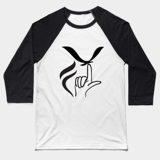 Fly, F L Y, design have massage for you to fly Baseball T-Shirt